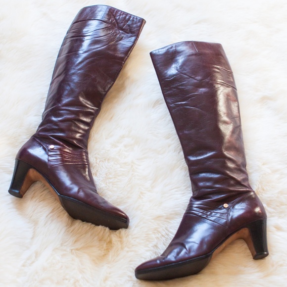 Salvatore Ferragamo Shoes - Vintage Salvatore Ferragamo Carla Knee High Boots
